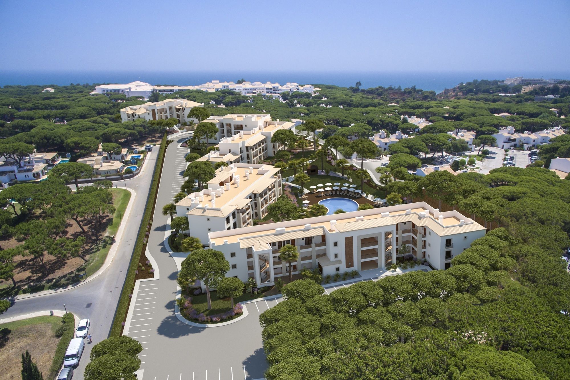 Pine Cliffs Gardens Hotell Albufeira Exteriör bild